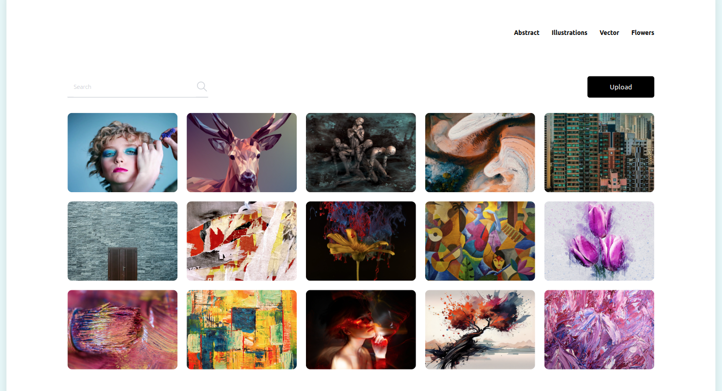 Simple and clean looking image gallery.